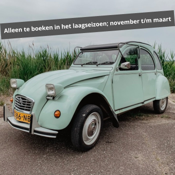 Halve dag toeren in 2CV of VW Kever hardtop